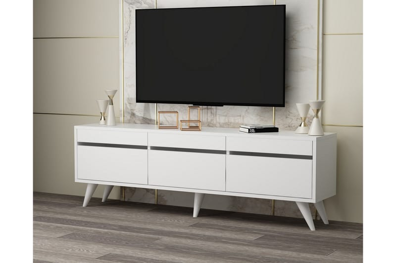 Relento Tv-bænk 150 cm - Hvid - Møbler - TV borde & mediemøbler - TV-borde