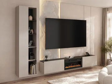 Relor møbelsæt til stuen - beige - Møbler - TV borde & mediemøbler - Tv-møbelsæt