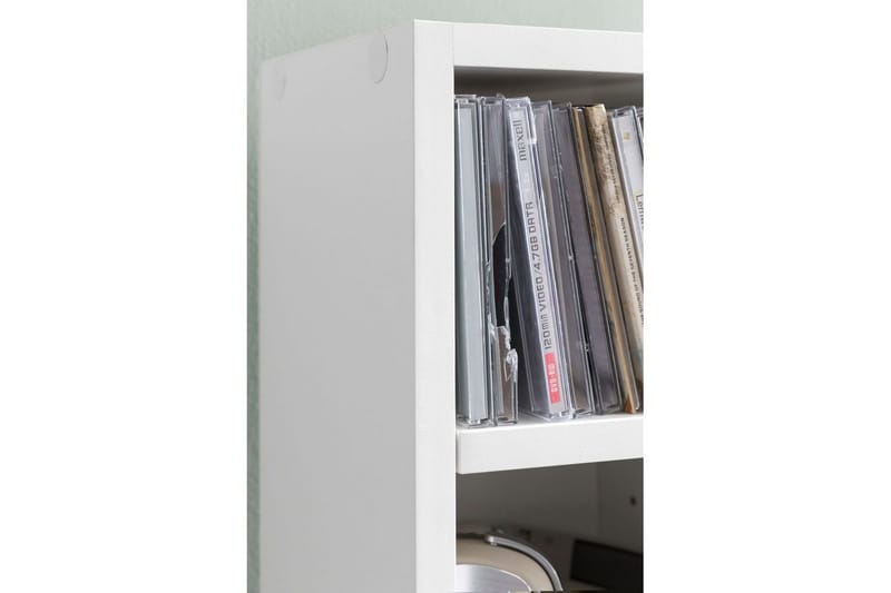 Reol Wohnling Melaminbelagt spånplade bogopbevaring moderne - Møbler - TV borde & mediemøbler - CD/DVD/Blu Ray reol