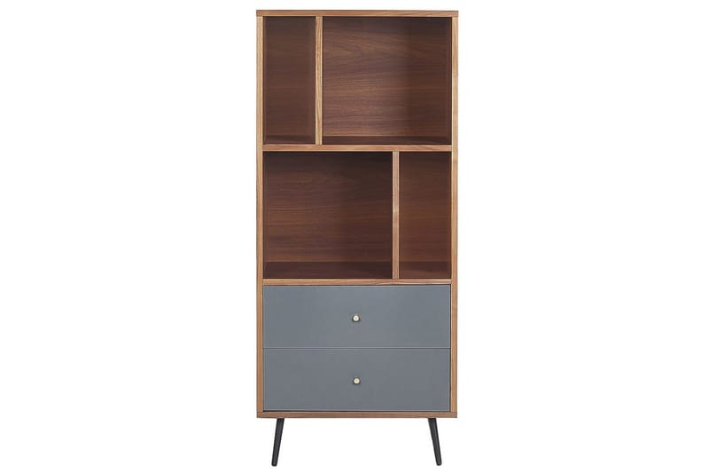 Richmond Bogreol 60 cm i Mørkt Træ - Valnøddebrun - Opbevaring - Hylder & Reoler - Bogreol