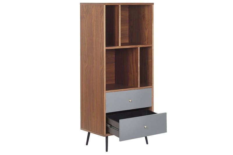 Richmond Bogreol 60 cm i Mørkt Træ - Valnøddebrun - Opbevaring - Hylder & Reoler - Bogreol