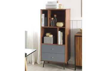 Richmond Bogreol 60 cm i Mørkt Træ - Valnøddebrun - Opbevaring - Hylder & Reoler - Bogreol