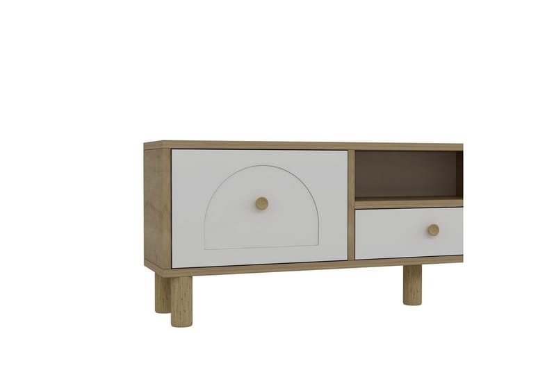 Rion TV-bord 140 cm - Hvid - Møbler - TV borde & mediemøbler - TV-borde