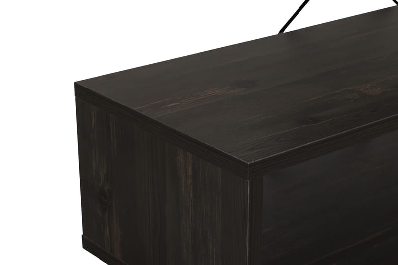 Riyana TV-bord 120 cm - Mørkebrun - TV-borde