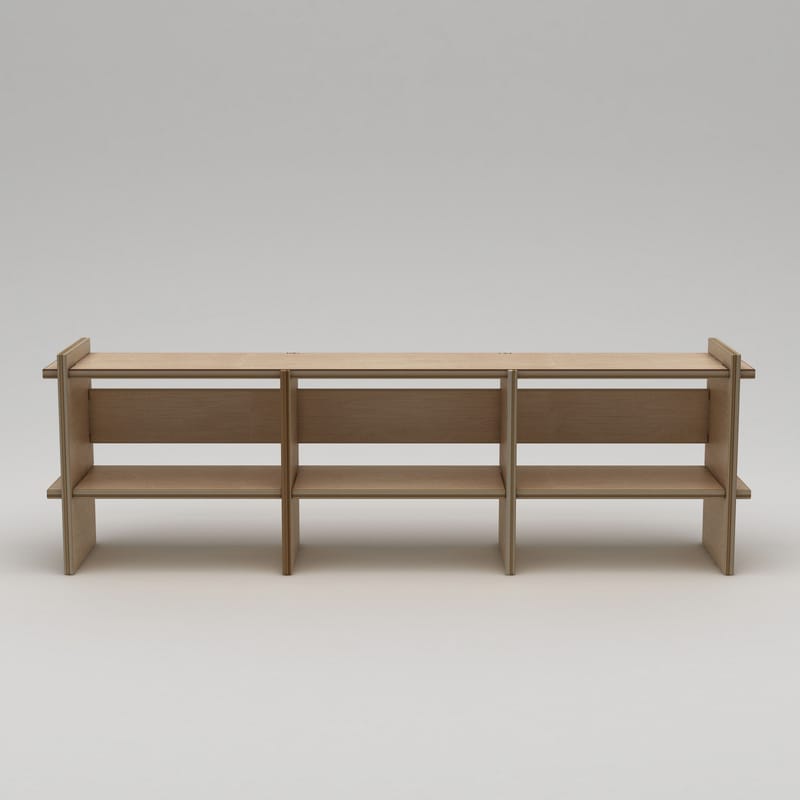 Ropira TV-bænk 220 cm - Naturtræ - Møbler - TV borde & mediemøbler - Mediestativ & vægbeslag