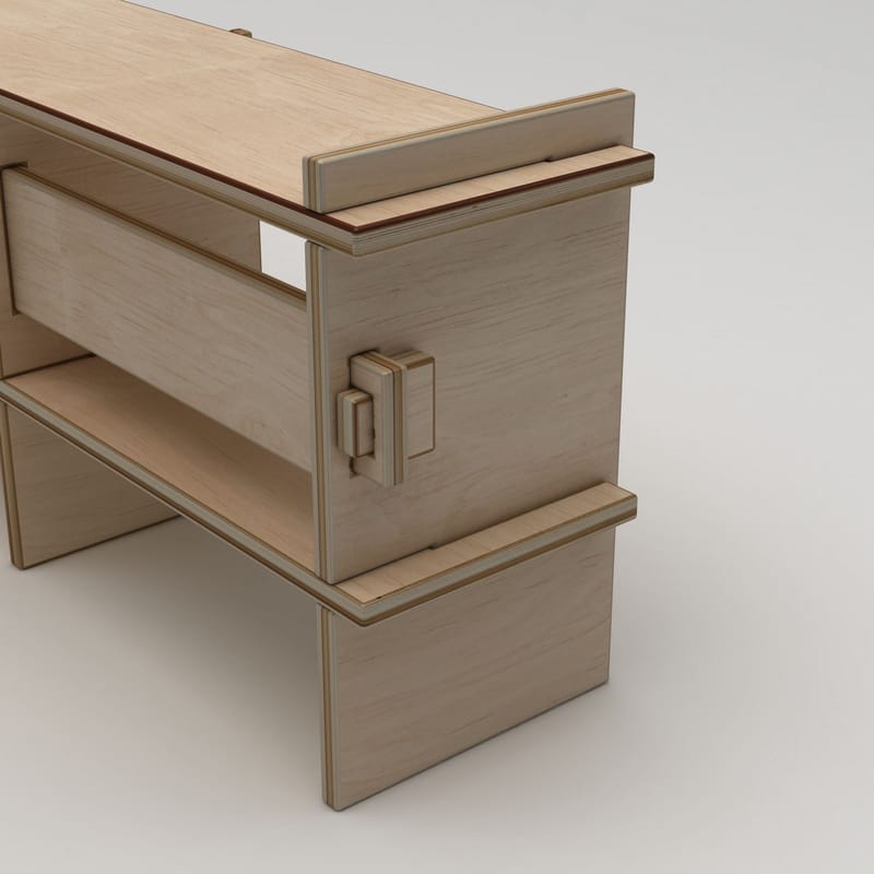 Ropira TV-bænk 220 cm - Naturtræ - Møbler - TV borde & mediemøbler - Mediestativ & vægbeslag