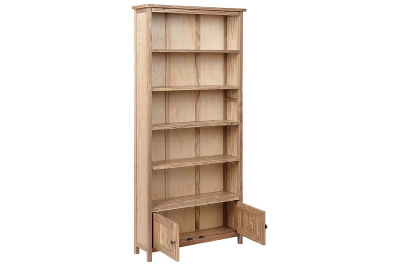 Salton Bogreol 85 cm i Eg - Lysebrun - Opbevaring - Hylder & Reoler - Bogreol