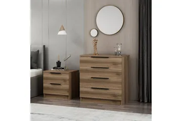 Serin TV-skab 73 cm - Valnød - Opbevaring - Opbevaringsmøbler - Kommode - Entrékommode