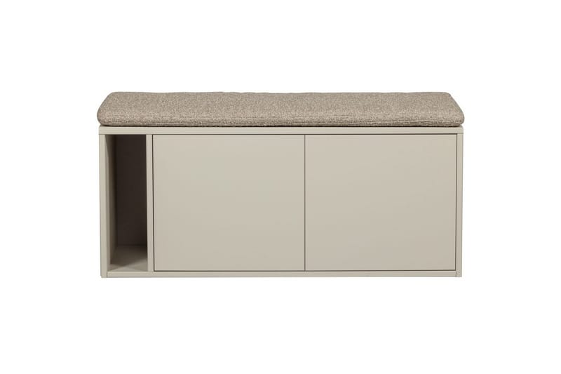 Settle Gulvstående Tv-bord 108 cm med Opbevaring i Fyr - Beige - Møbler - TV borde & mediemøbler - TV-borde