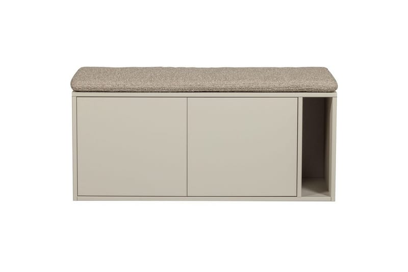 Settle Gulvstående Tv-bord 108 cm med Opbevaring i Fyr - Beige - Møbler - TV borde & mediemøbler - TV-borde