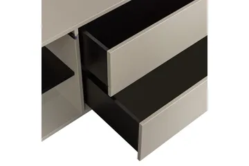 Settle Vægmonteret Tv-bord 200 cm med Opbevaring i Fyr - Sandbeige - Møbler - TV borde & mediemøbler - TV-borde