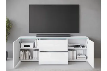 Sherie TV-bænk 180 cm - Hvid - Møbler - TV borde & mediemøbler - TV-borde