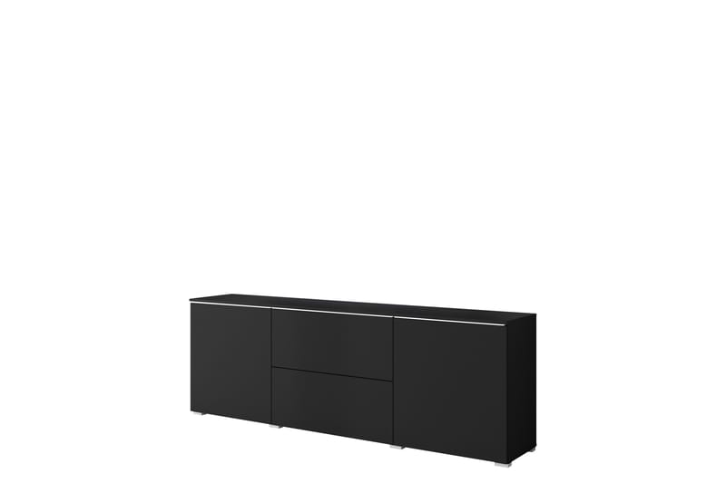 Sherie TV-bænk 180 cm - Sort - Møbler - TV borde & mediemøbler - TV-borde
