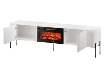 Sherie TV-bænk 190 cm - Hvid - Møbler - TV borde & mediemøbler - TV-borde
