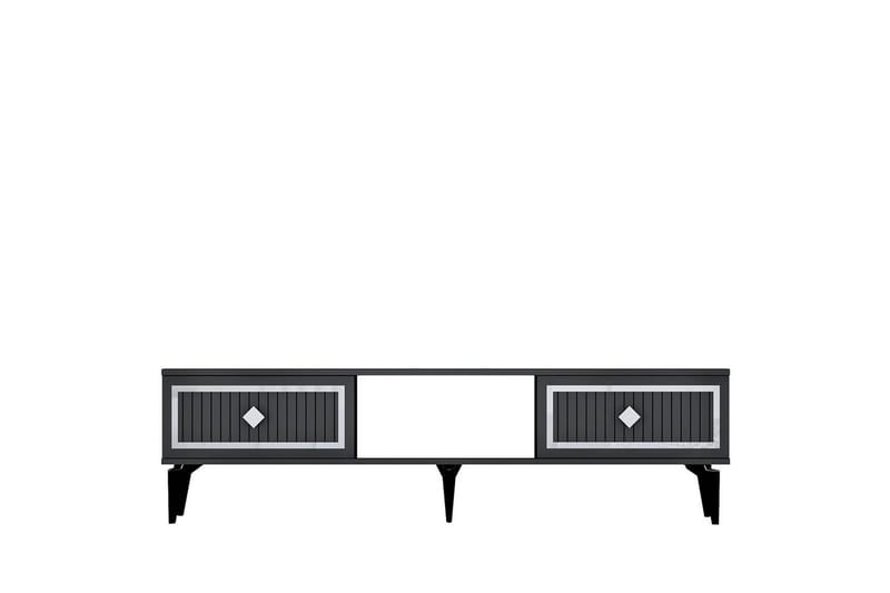 Sivaji Tv-bord 150 cm - Sølv/Antracit - Møbler - TV borde & mediemøbler - TV-borde