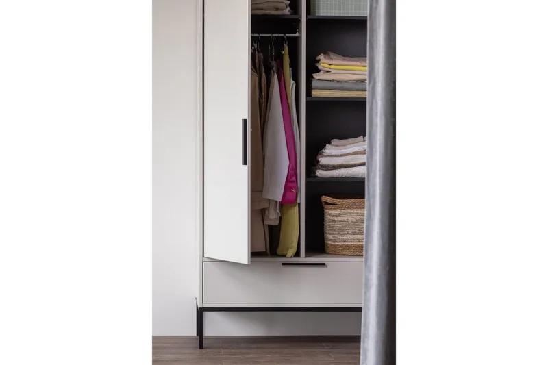 Skab Adam - Fyrrstøv - Opbevaring - Tøjopbevaring - Garderobeskabe - Garderobeskab & klædeskab