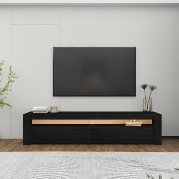 Sorik Gulvstående Tv-bord 150 cm med Opbevaring i Malet Træ - Sort - Møbler - TV borde & mediemøbler - TV-borde