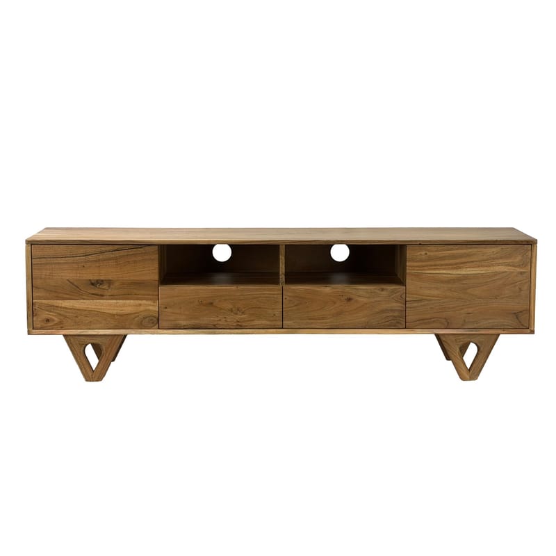 Sorric TV-bænk 160 cm - Varm lysebrun - Møbler - TV borde & mediemøbler - TV-borde