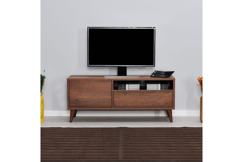 Sosan Tv-bænk 120 cm - Brun - Møbler - TV borde & mediemøbler - TV-borde