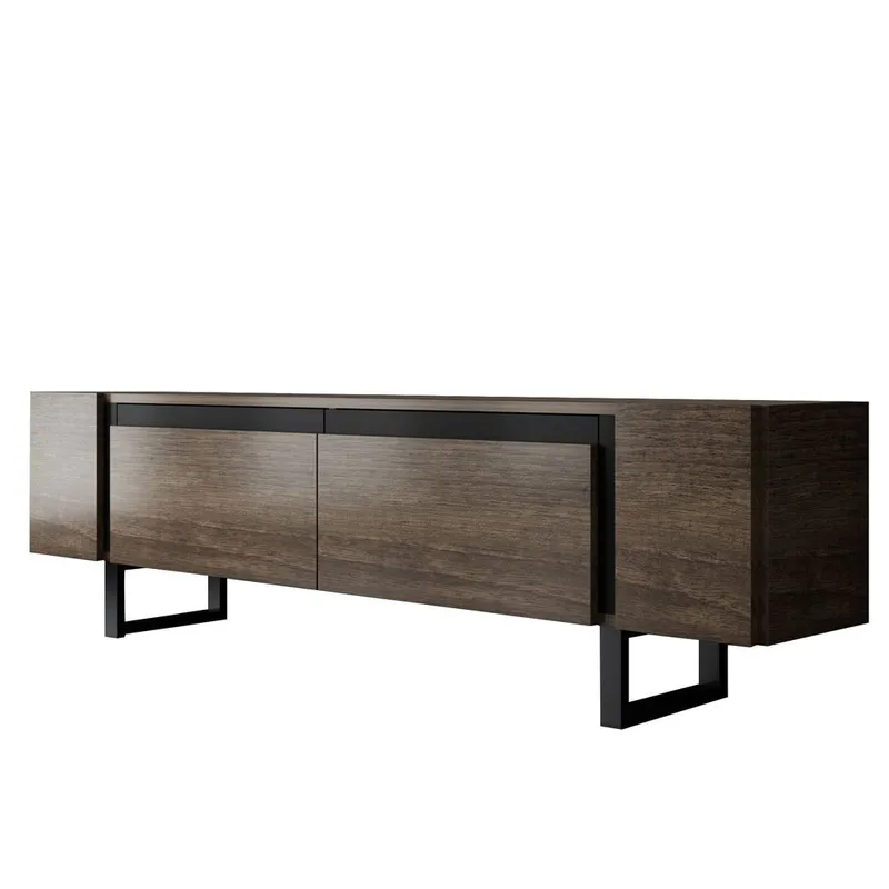 Sozi TV-bænk 180 cm, Sort