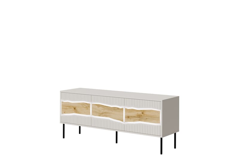 Stintino Tv-Bænk 144x40 cm - Beige/Brun - Møbler - TV borde & mediemøbler - TV-borde