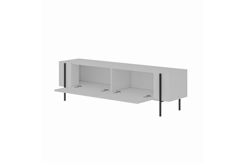 Stira Tv-bænk 160 cm - Hvid - Møbler - TV borde & mediemøbler - TV-borde