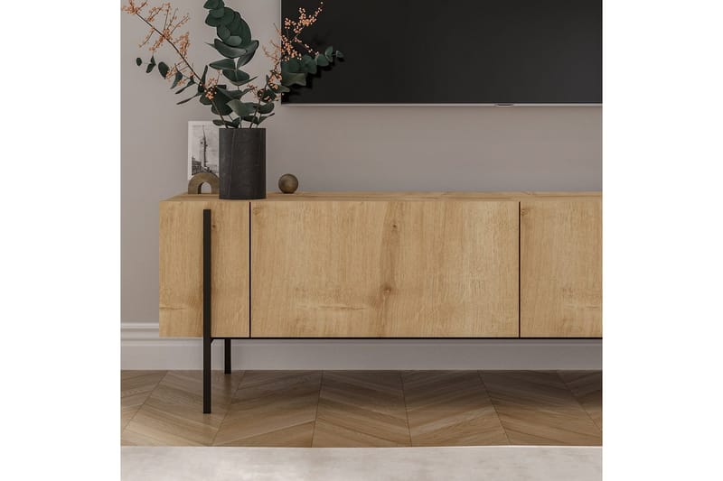 Stira Tv-bænk 160 cm - Nature - Møbler - TV borde & mediemøbler - TV-borde