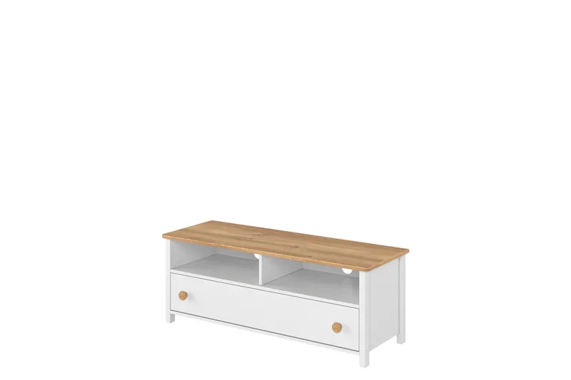 Storys TV-bænk 120x42 cm, Hvid