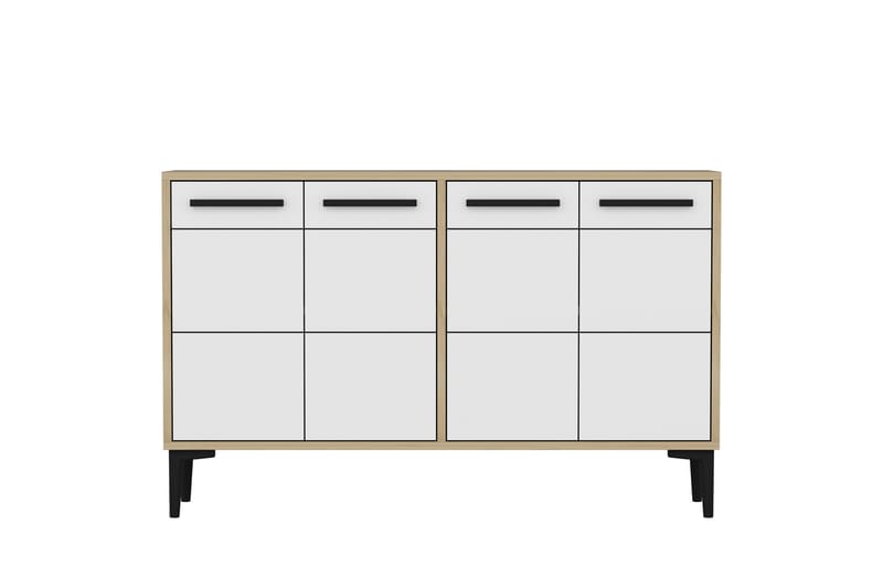 Stria Tv-bænk 120 cm - Eg/Hvid - Møbler - TV borde & mediemøbler - TV-borde