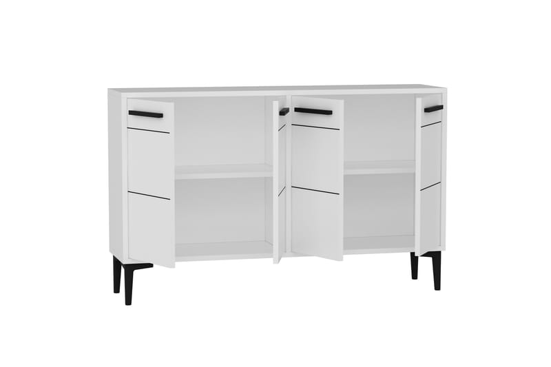 Stria Tv-bænk 120 cm - Hvid - Møbler - TV borde & mediemøbler - TV-borde