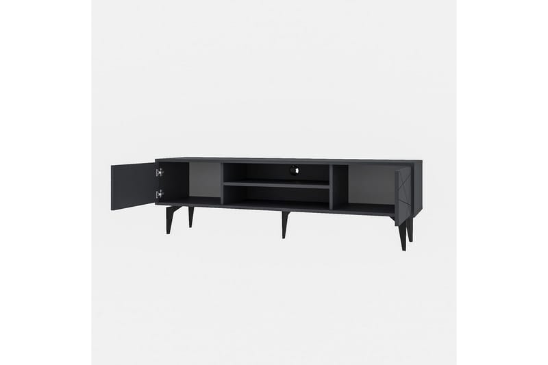 Sudama TV-skab 160 cm - Antracit - Møbler - TV borde & mediemøbler - TV-borde