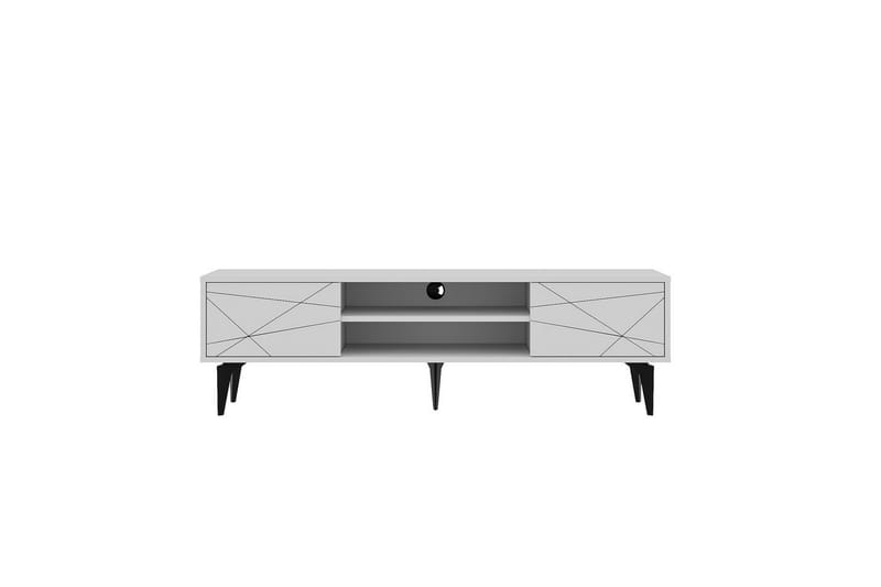 Sudama TV-skab 160 cm - Hvid - Møbler - TV borde & mediemøbler - TV-borde