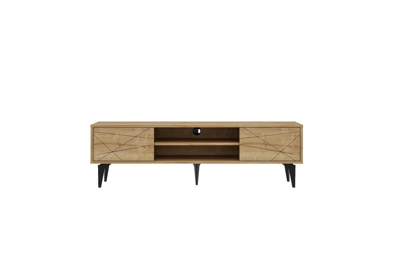 Sudama TV-skab 160 cm - Mellemfarvet træ - Møbler - TV borde & mediemøbler - TV-borde