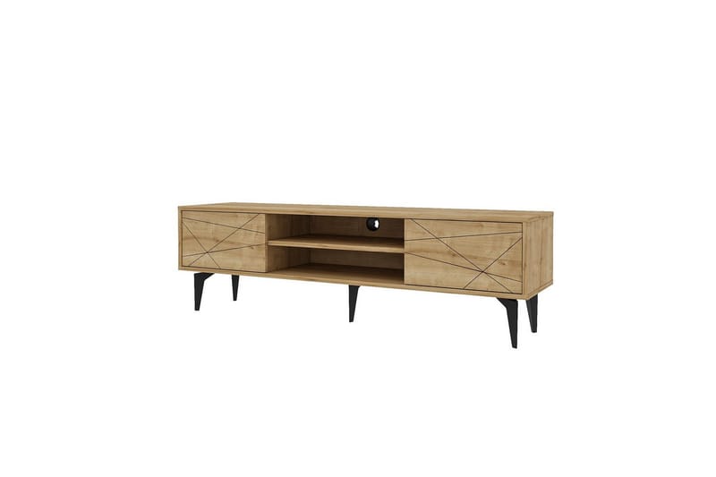 Sudama TV-skab 160 cm - Mellemfarvet træ - Møbler - TV borde & mediemøbler - TV-borde