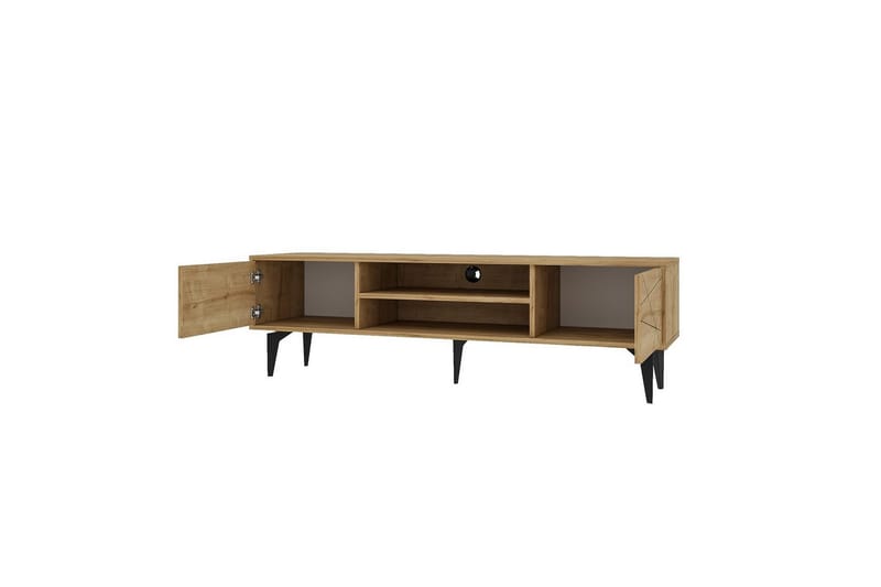 Sudama TV-skab 160 cm - Mellemfarvet træ - Møbler - TV borde & mediemøbler - TV-borde