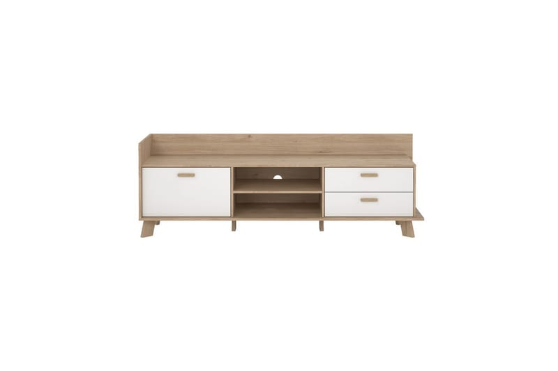 Sumita TV-bænk 182 cm - Hvid/Natur - Møbler - TV borde & mediemøbler - TV-borde