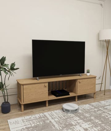 Sunira TV-bord 160 cm med Opbevaring i Eg - Brun - Møbler - TV borde & mediemøbler - TV-borde