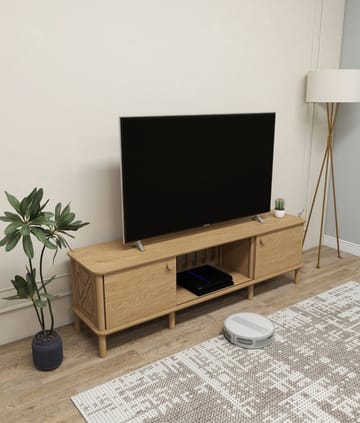 Sunira TV-bord 160 cm med Opbevaring i Eg - Brun - Møbler - TV borde & mediemøbler - TV-borde