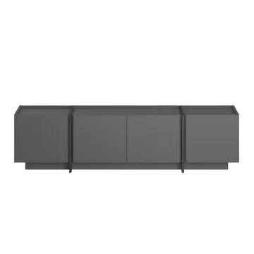 Sylvenn TV-bænk 180 cm - Antracit/Sort - Møbler - TV borde & mediemøbler - TV-borde