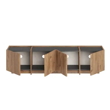 Sylvenn TV-bænk 180 cm - Atlantic Pine/Anthracite - Møbler - TV borde & mediemøbler - TV-borde