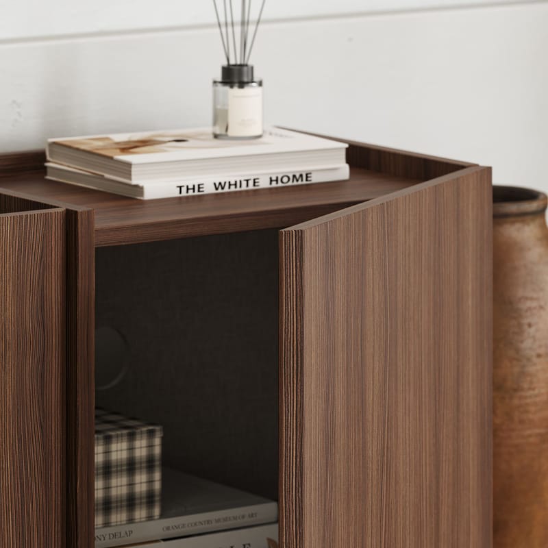 Sylvenn TV-bænk 180 cm - Milano Walnut - Møbler - TV borde & mediemøbler - Mediestativ & vægbeslag