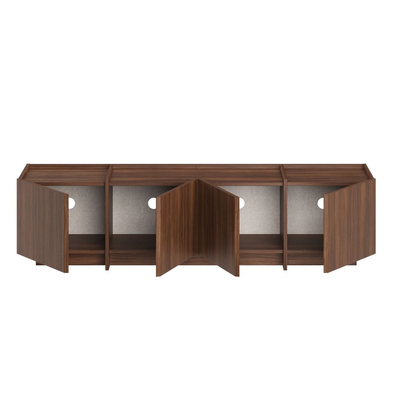 Sylvenn TV-bænk 180 cm - Milano Walnut - Møbler - TV borde & mediemøbler - Mediestativ & vægbeslag