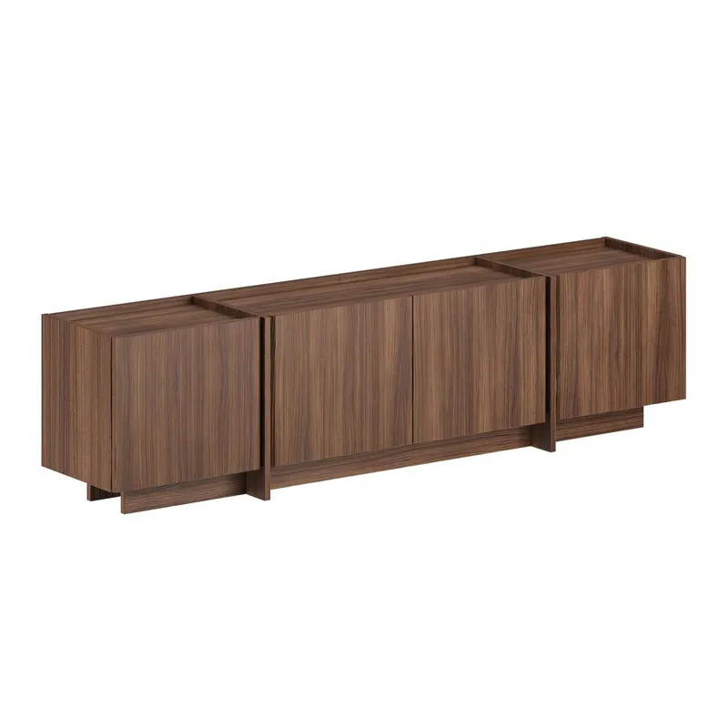 Sylvenn TV-bænk 180 cm - Milano Walnut - Møbler - TV borde & mediemøbler - Mediestativ & vægbeslag
