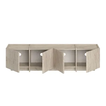Sylvenn TV-bænk 180 cm - Travertin - Møbler - TV borde & mediemøbler - TV-borde
