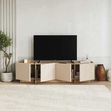Sylvenn Tv-bord 180 cm med Opbevaring i Eg - Sandbeige - Møbler - TV borde & mediemøbler - TV-borde