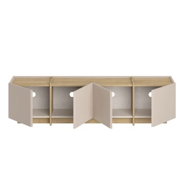 Sylvenn Tv-bord 180 cm med Opbevaring i Eg - Sandbeige - Møbler - TV borde & mediemøbler - TV-borde