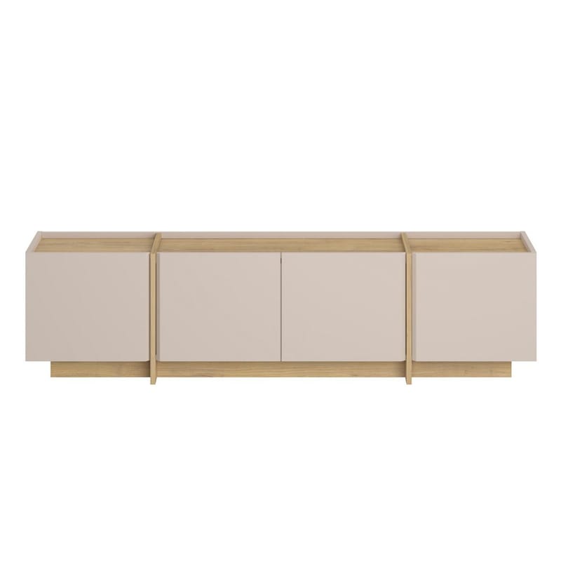 Sylvenn Tv-bord 180 cm med Opbevaring i Eg - Sandbeige - Møbler - TV borde & mediemøbler - TV-borde