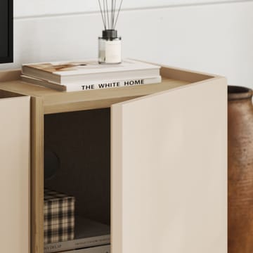 Sylvenn Tv-bord 180 cm med Opbevaring i Eg - Sandbeige - Møbler - TV borde & mediemøbler - TV-borde