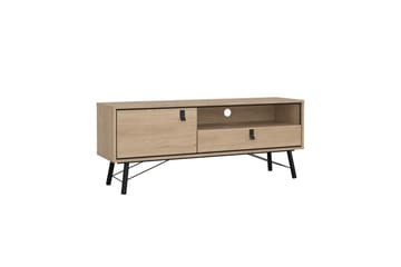 Tadami Gulvstående TV-bænk 150 cm med Opbevaring i Lyst Træ - Lysebrun - Møbler - TV borde & mediemøbler - TV-borde