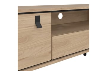 Tadami Gulvstående TV-bænk 150 cm med Opbevaring i Lyst Træ - Lysebrun - Møbler - TV borde & mediemøbler - TV-borde